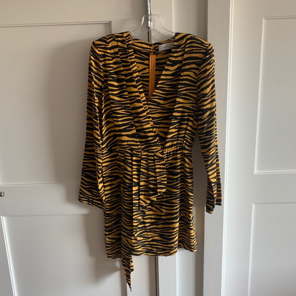 A.L.C. Tiger Print “Jensen” Dress
